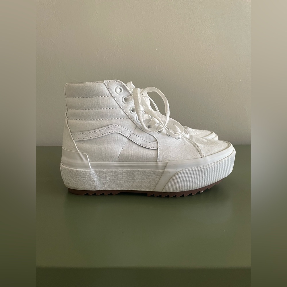 White High-Top Vans
